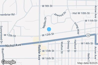 Map image of the property - 2324 W 12th St