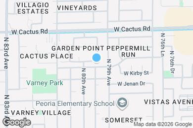Map image of the property - 7923 W Laurel Ln