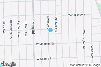 Map image of the property - 737 S Swain Ave