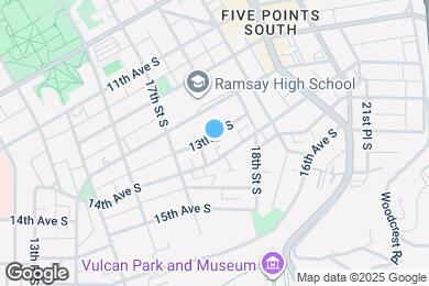 Map image of the property - 1723 13th Ct S