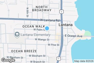 Map image of the property - 410 W Palm St
