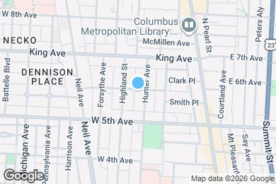 Map image of the property - 147 W 6th Ave