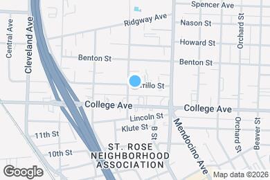 Map image of the property - 410 Carrillo St