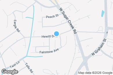 Map image of the property - 5900 Hewitt Dr