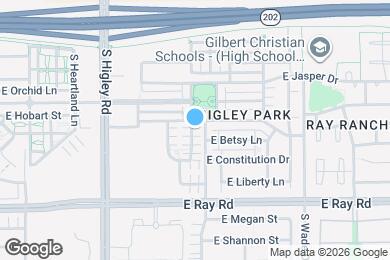 Map image of the property - 1457 S Colt Dr