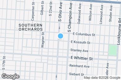 Map image of the property - 962 S Ohio Ave