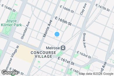 Map image of the property - 315 E 163rd St