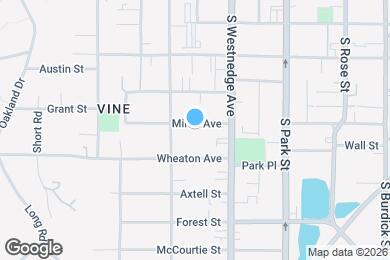 Map image of the property - 607 Minor Ave