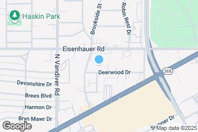 Map image of the property - Austin Woods Apartments