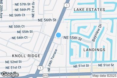Map image of the property - 5495 NE 25th Ave