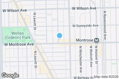 Map image of the property - 4407 N Seeley Ave