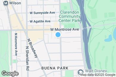 Map image of the property - 4312 N Clarendon Ave