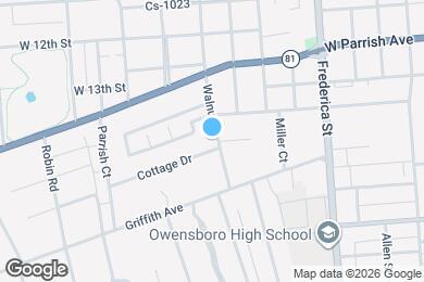 Map image of the property - 1526 Walnut St