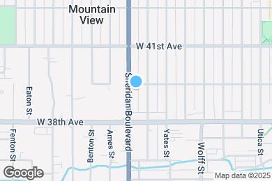 Map image of the property - 3880 1/2 Sheridan Boulevard