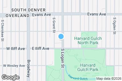 Map image of the property - 2257 S Logan St