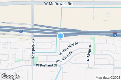 Map image of the property - 16092 W Culver St