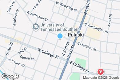 Map image of the property - 109 S 3rd St