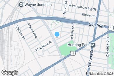 Map image of the property - 1711 W Juniata St