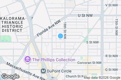 Map image of the property - Room in Shared 5 bed/2 bath home in Dupont Circle