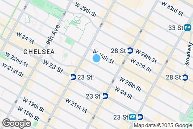 Map image of the property - 261 W 25th St
