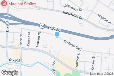 Map image of the property - 1519 St Marys Blvd