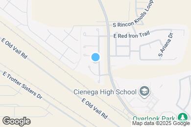 Map image of the property - 10650 S Miramar Canyon Pass