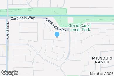 Map image of the property - 8756 W Rancho Dr