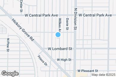 Map image of the property - 2308 Wilkes Ave