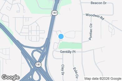 Map image of the property - 2591 Avery Park Cir