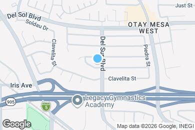 Map image of the property - 3580 Marzo St