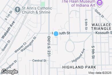 Map image of the property - 714 S 5th St