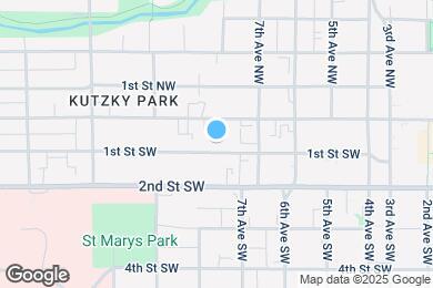 Map image of the property - 807 1st St SW