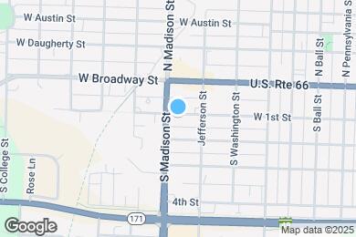 Map image of the property - 924 W 1st St