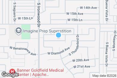Map image of the property - 1338 W Mesquite Ave