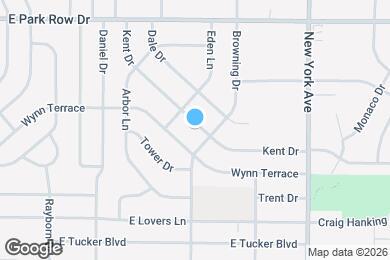 Map image of the property - 1708 Kent Dr
