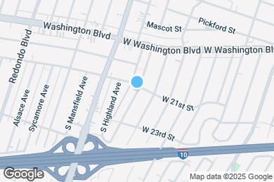 Map image of the property - 2115 S Longwood Ave
