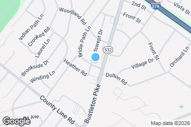 Map image of the property - 7 Bridle Path Ln