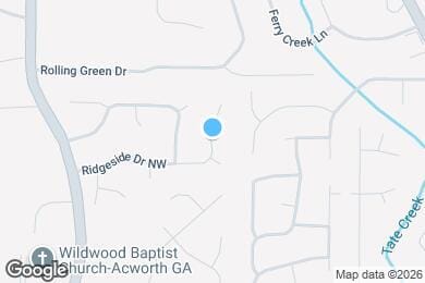 Map image of the property - 1179 Ridgeside Dr NW