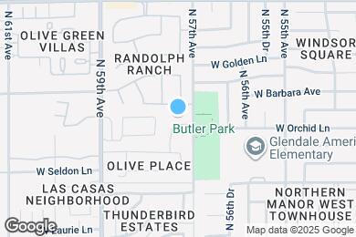 Map image of the property - 5718 W Orchid Ln