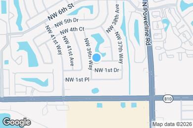 Map image of the property - 3944 NW 2nd Ct