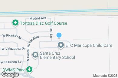 Map image of the property - 35750 W Costa Blanca Dr