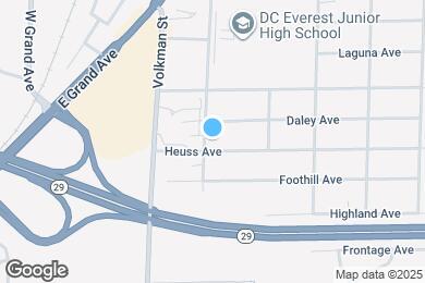 Map image of the property - 1402 Heuss Ave