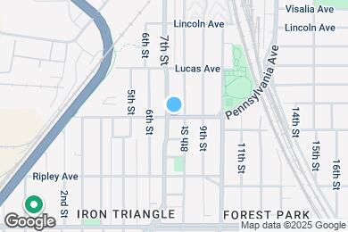 Map image of the property - 711 Pennsylvania Ave