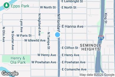 Map image of the property - The Hite and Notch Apartments