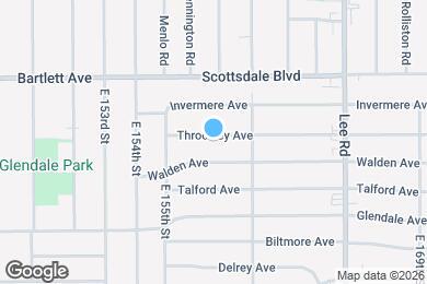 Map image of the property - 15804 Throckley Ave