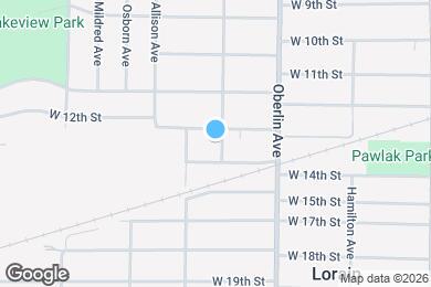 Map image of the property - 1324 Brownell Ave