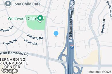 Map image of the property - 17075 W Bernardo Dr