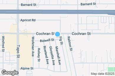 Map image of the property - 4571 Bidwell St