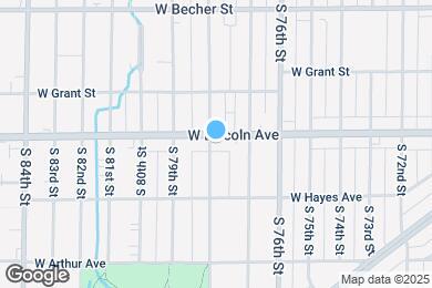 Map image of the property - 7741 W Lincoln Ave