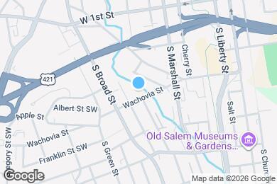 Map image of the property - 503 Wachovia St